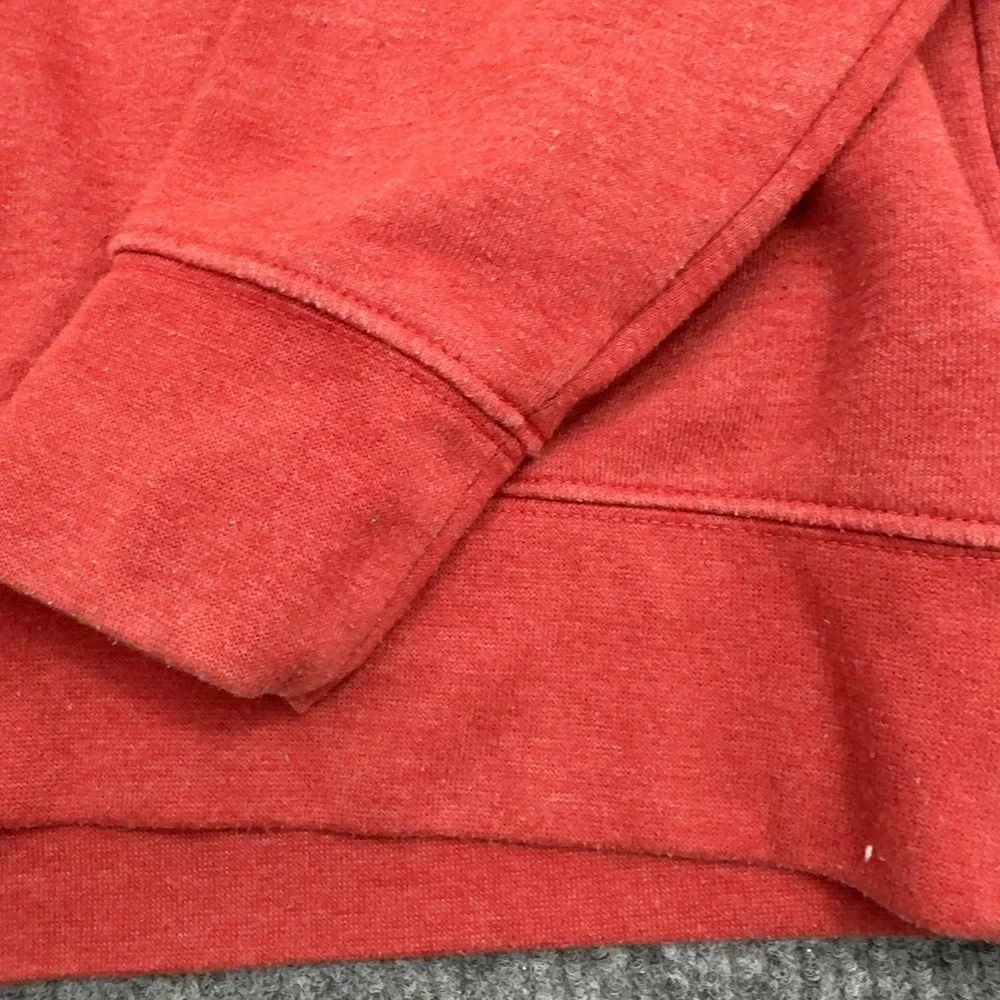 The North Face Hoodie Mens M Red Cotton Polyester Logo Pullover Gorpcore